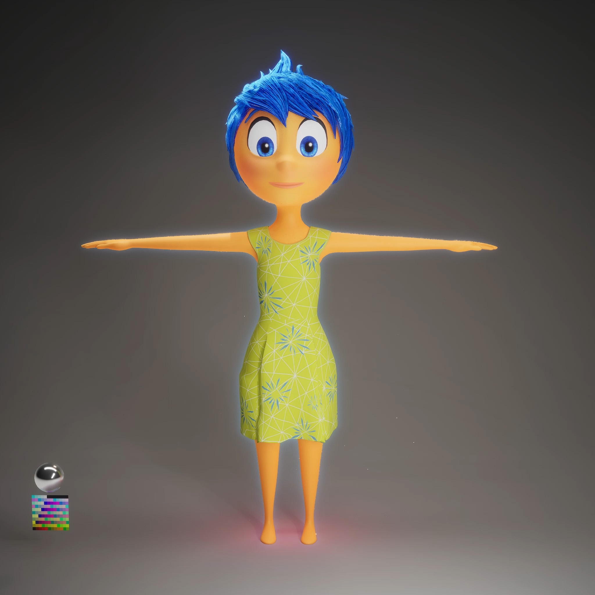 Joy real-time character artwork