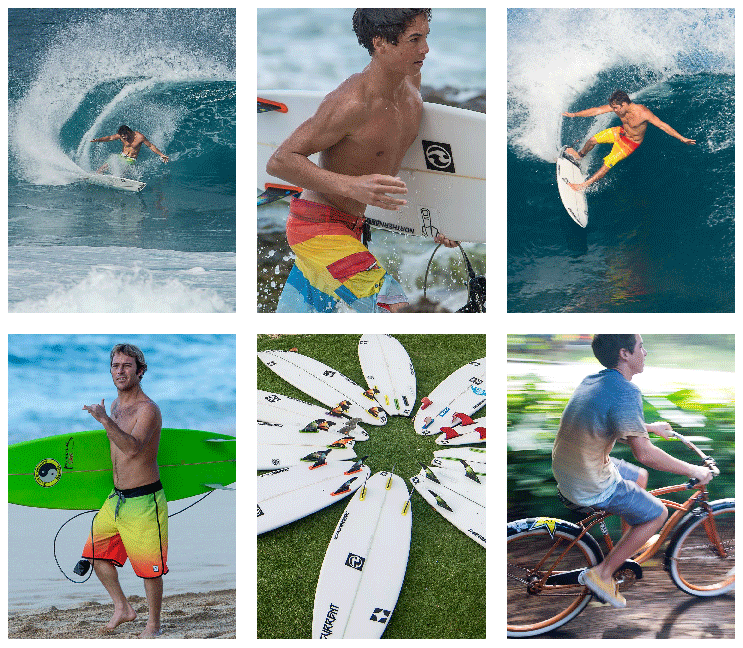 Six image Ocean Current lifestyle story