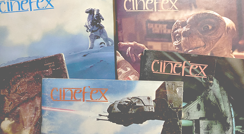 Morgan’s original Cinefex magazines